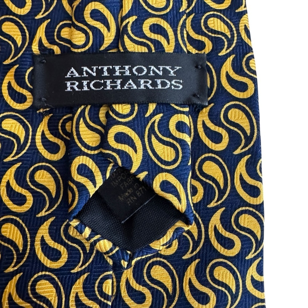 Vintage Designer Mens Silk Tie Lot Kuppenheimer Barneys Saks America Set Of 5 - Picture 4 of 9